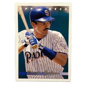 Darrin Jackson San Diego Padres #258 Upper Deck 1992 Baseball Card